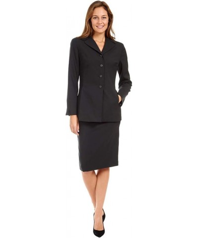 Women's 3 Piece Jacket/Skirt/Pant Set Black $38.98 Suits