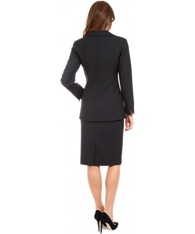 Women's 3 Piece Jacket/Skirt/Pant Set Black $38.98 Suits