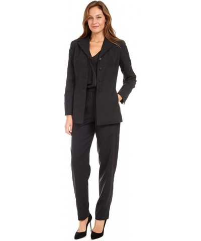 Women's 3 Piece Jacket/Skirt/Pant Set Black $38.98 Suits