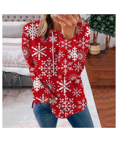 Christmas Sweatshirts For Women Christmas Vacation Sweatshirts Clothes Teen Girl Casual Sweater Pullover Sweatshirt 2-red $11...