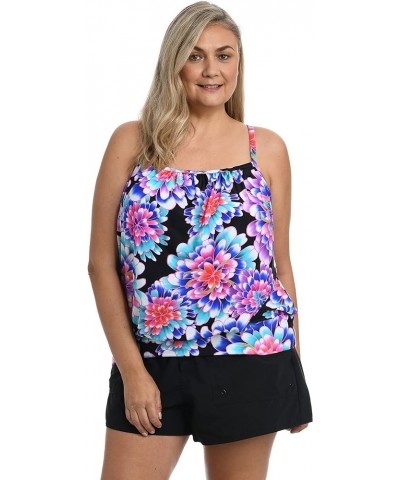 Women's Standard Bandeau Tankini Swimsuit Top Black//Mum's the Word $22.97 Swimsuits