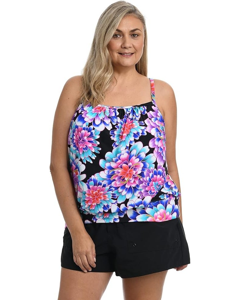 Women's Standard Bandeau Tankini Swimsuit Top Black//Mum's the Word $22.97 Swimsuits