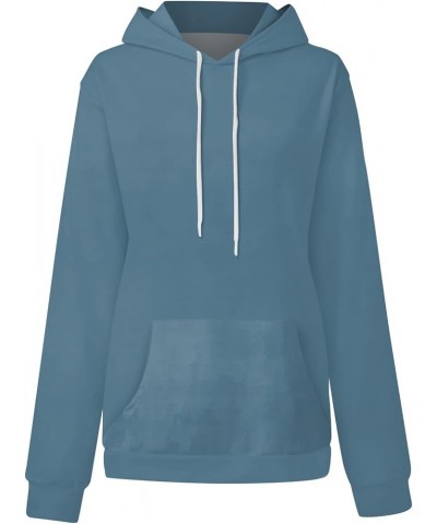 Womens Cute Hoodies Pullover Oversized Sweatshirts Trendy Graphic Hooded Sweatshirts Lightweight Casual Outfits Light Blue $1...