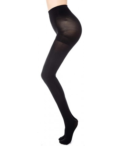 Run Resistant Control Top Panty Hose Opaque Tights 1 Pair Black $14.57 Socks