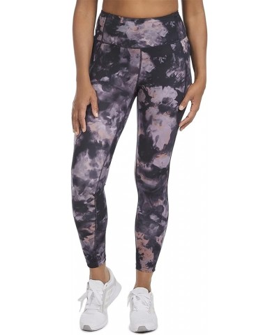 Women's Ice Dye Printed 7/8 Legging Black Salt $13.96 Activewear