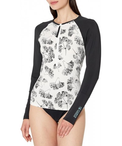 Women's Kona Rashguard Cloud Ginkgo/Black $29.67 Swimsuits