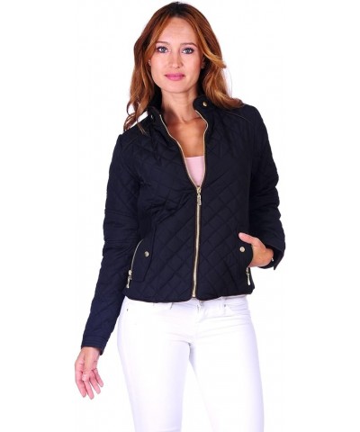 Women's Lightweight Quilted Jacket (Size S - 3X) Black $22.12 Jackets