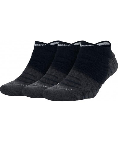 Women's Dry Cushion No Show Training Sock (3 Pair) (S Black)❗️Ships Directly from $25.77 Activewear