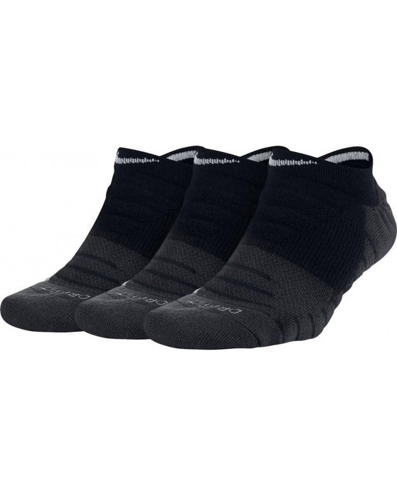 Women's Dry Cushion No Show Training Sock (3 Pair) (S Black)❗️Ships Directly from $25.77 Activewear