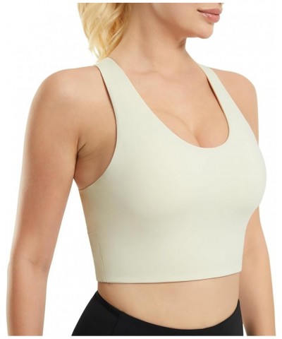 Sports Bras for Women Criss-Cross Back Padded Workout Tank Tops Medium Support Crop Tops for Women Rhino Grey $12.00 Lingerie