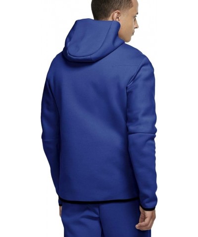 Men's Hoodie Royal Blue/Black $58.73 Hoodies & Sweatshirts