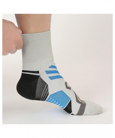 Athletic Ankle Socks Wicking Anti-Blister Lightweight Performance Running Socks for Men&Women with Cushion 3 Pairs Grey $8.39...