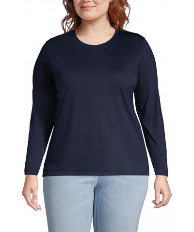 Women's Relaxed Supima Cotton T-Shirt Radiant Navy $16.16 T-Shirts