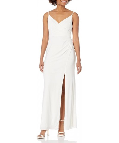 Women's Jersey Draped Gown Ivory $52.47 Dresses