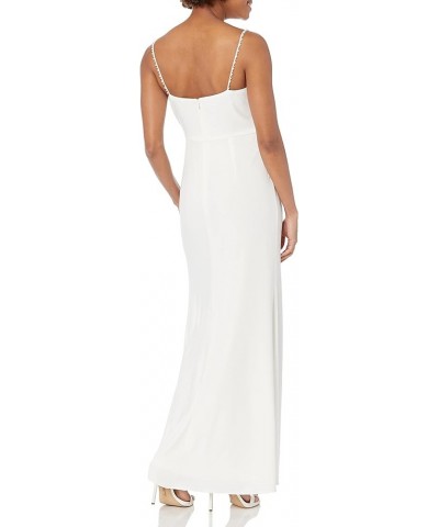 Women's Jersey Draped Gown Ivory $52.47 Dresses