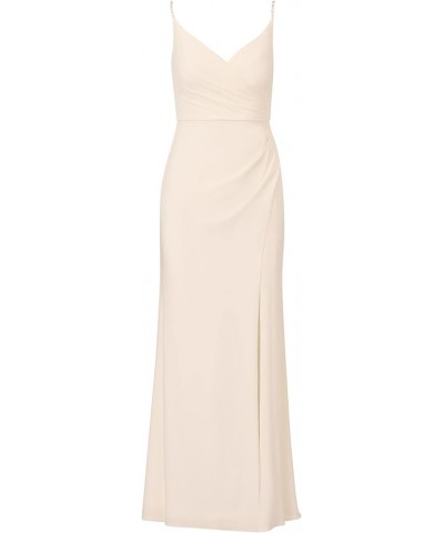 Women's Jersey Draped Gown Ivory $52.47 Dresses