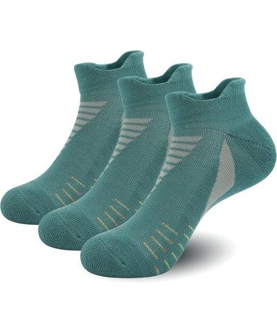 Low Cut Performance Cotton Viscose Bamboo Socks Athletic Cushion Compression Wicking Running Men Women 3 Pairs Green $12.53 A...