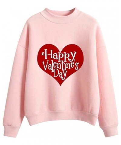 Women Valentine's Day Printing Sweatshirt Crewneck Sweatshirts,Knit Tops,Sweater Christmas,Ugly Plus Size Hoodiess A9-rd2 $3....