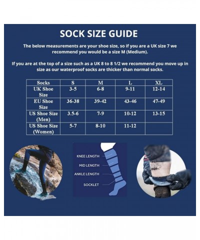 Weather Mid Length Socks Navy Blue/Grey Marl $16.32 Socks