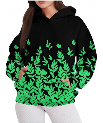 Oversized Sweatshirt for Women fleece Hoodies Fall winter basic Long sleeve Comfy pullover 2-green $13.18 Hoodies & Sweatshirts