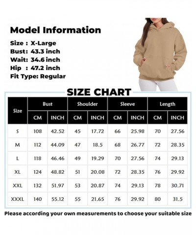 Oversized Sweatshirt for Women fleece Hoodies Fall winter basic Long sleeve Comfy pullover 2-green $13.18 Hoodies & Sweatshirts