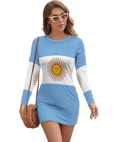 Long Sleeved Shirt Dress for Women British Flag Casual Long Dress Girls Summer Sunshine Beach Skirts for Womens 2XL Large Sty...