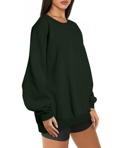 RMXEi Women Casual Hoodie,Women's Casual Fashion Long Sleeve Solid Color Zip Sweatshirt Top Dark Green-5 $15.20 Hoodies & Swe...