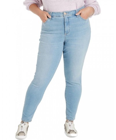 Women's Plus Size High-Rise Skinny Jeans Light Wash 24W, Ligh $19.94 Jeans