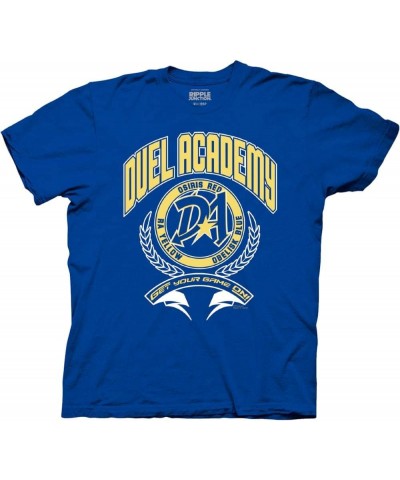 Yu-Gi-Oh! GX Duel Academy Anime Adult T-Shirt Officially Licensed Royal $15.38 Tops