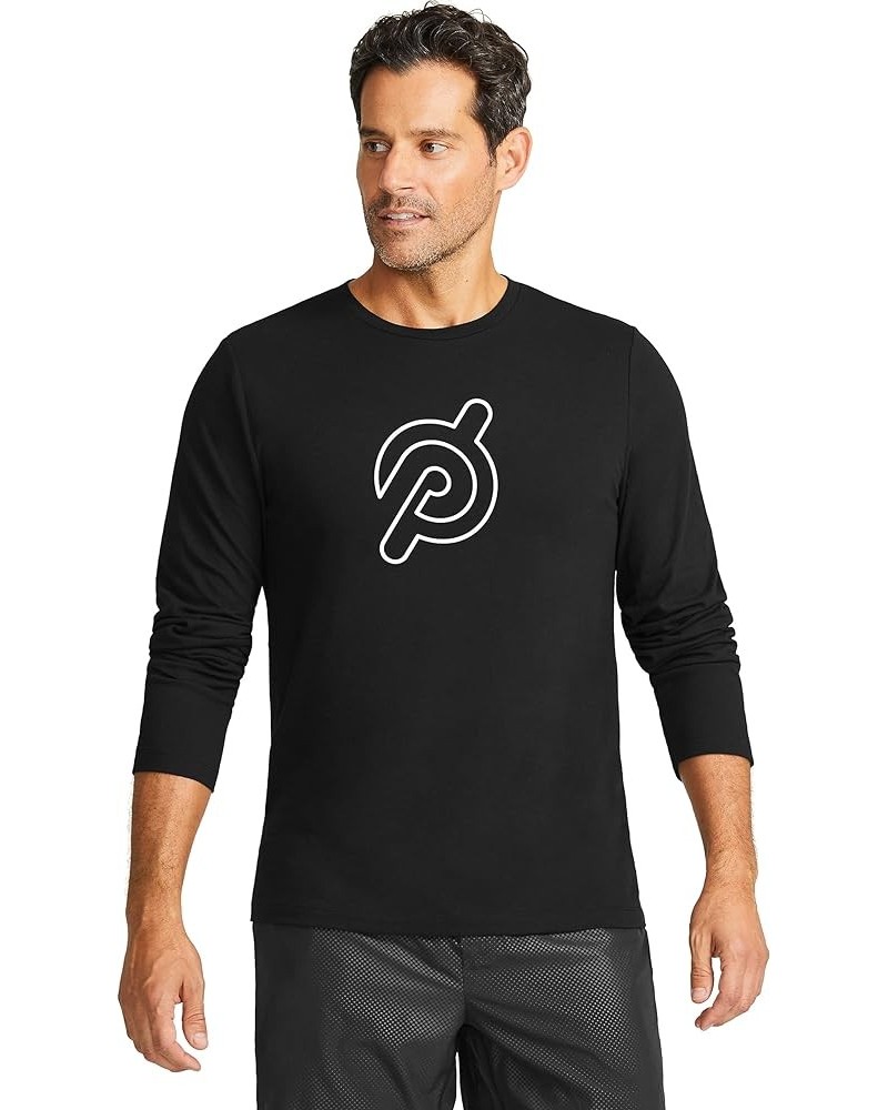 Unisex Classic Long Sleeve Shirt Black P Outline Logo Medium $22.18 Activewear