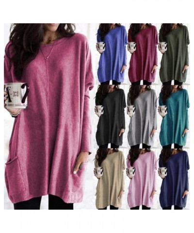 2023 Fall Comfort Totally Smitten Sweater.Women's Casual Long Sleeve Loose Crew Neck Sweater Small Green $9.87 Sweaters