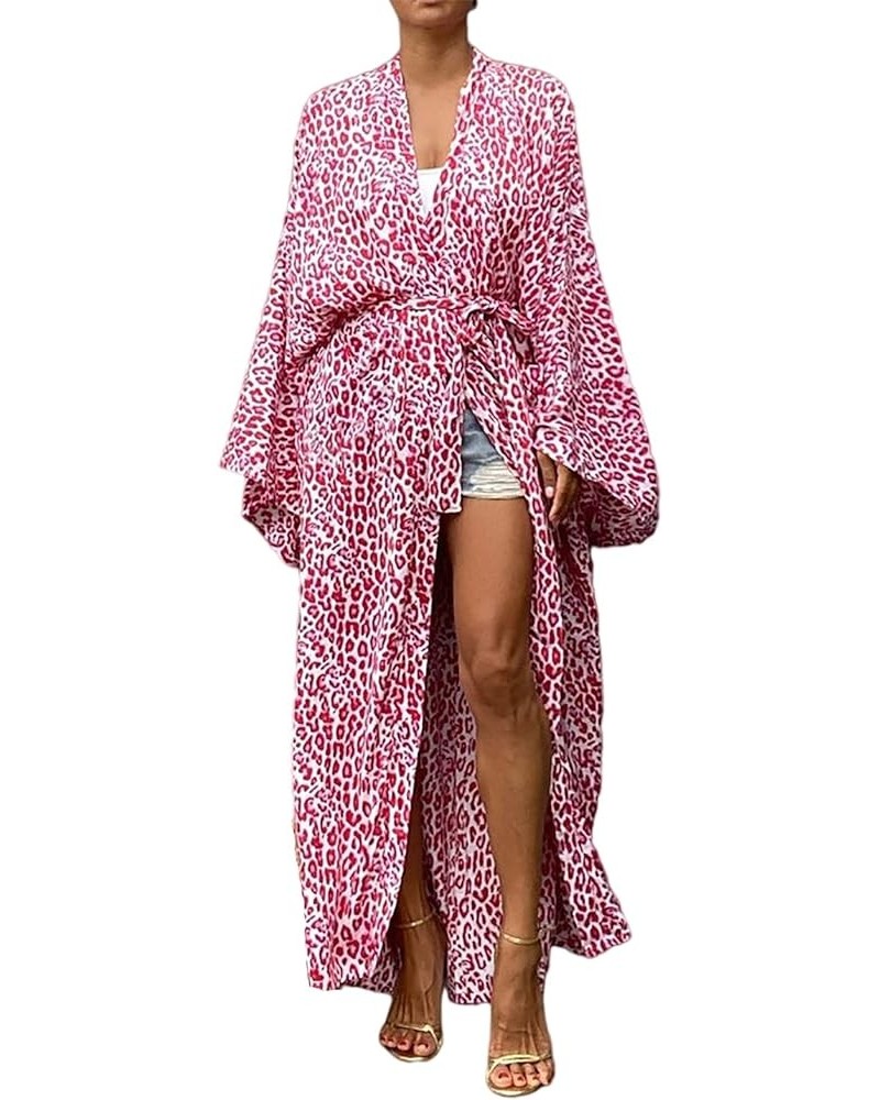 Women's Bikini Bathing Suit Cover Up Swimwear Open Front Kimono Jacket Cardigan Long Robe Dress Print 27 $16.49 Swimsuits