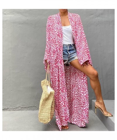 Women's Bikini Bathing Suit Cover Up Swimwear Open Front Kimono Jacket Cardigan Long Robe Dress Print 27 $16.49 Swimsuits