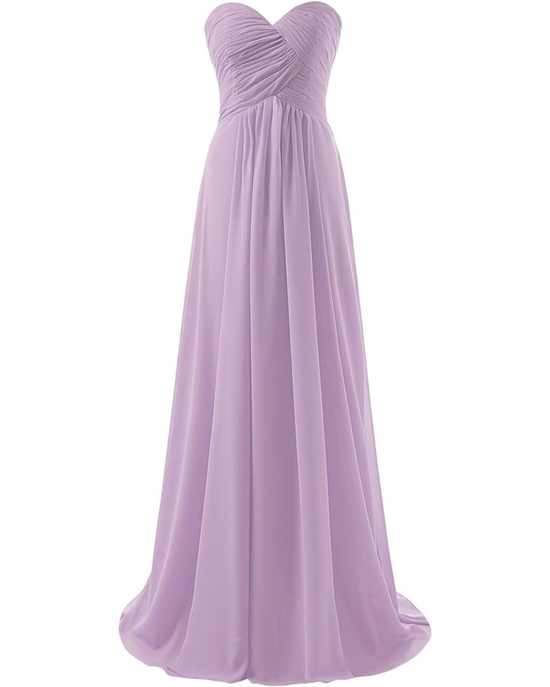 Women's Short/Long Chiffon Prom Party Dresses Ruched Evening Gown Sweetheart Open Back Pleats Bridesmaid Dress Z-lalic $17.20...