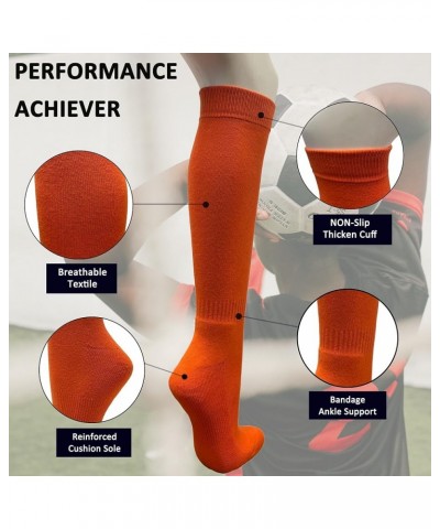 Knee High Sports Athletic Baseball Softball Socks, 4 Pairs Pack Charcoal Gray $12.30 Activewear