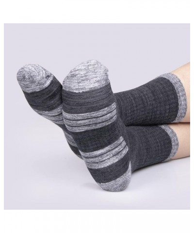 Womens Moisture Wicking Cotton Casual Work Boot Athletic Cushioned Crew Socks For Women Size 6-9/9-12, 5 Pairs Multicolored $...