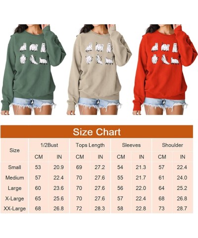 Women Halloween Cats Sweatshirt Crewneck Long Sleeve Black Cat Shirt Spooky Season Funny Graphic Pullover Tops Green-2 $17.10...