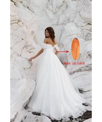 Tulle Prom Dresses for Women Balll Gown Off Shoulder Long Wedding Quinceanera Dresses Silver $38.99 Dresses