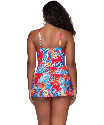 Sienna Swim Dress Women's One Piece Swimsuit Tiger Lily $62.04 Swimsuits