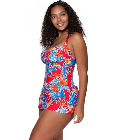 Sienna Swim Dress Women's One Piece Swimsuit Tiger Lily $62.04 Swimsuits