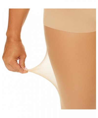 Womens Control Top Plus Size Pantyhose Run Resistant High Waist Silky Sheer Stockings 2pairs-suntan $10.27 Socks