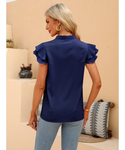 Women's Business Casual Tops Ladies V Neck T Shirts Blouses for Women $13.24 T-Shirts