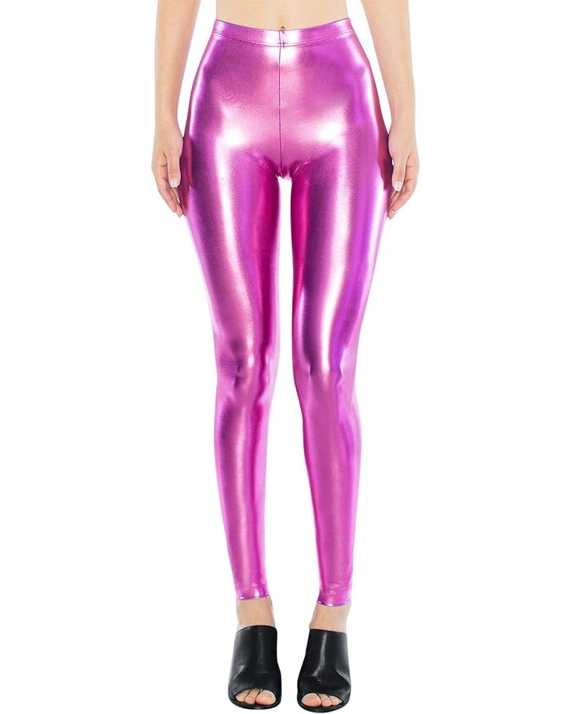 Women's Metallic Legging Fuchsia $13.73 Leggings