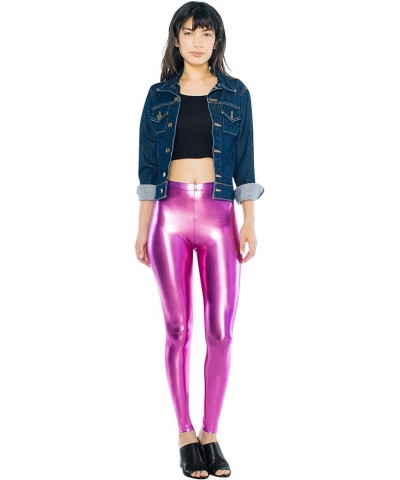 Women's Metallic Legging Fuchsia $13.73 Leggings