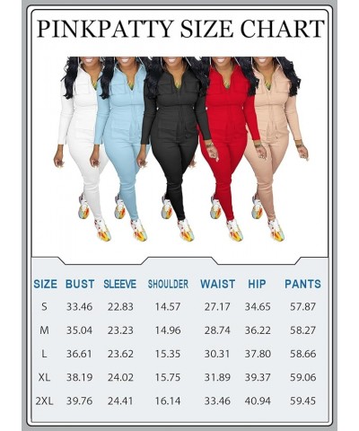 Women's Sexy Bodycon Jumpsuits Long Sleeve Zip Up Rompers One Piece Outfit Bodysuit H-blue $21.60 Jumpsuits