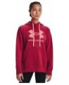 Women's Rival Fleece Logo Hoodie Black Rose (664)/Breaker Blue $19.94 Activewear