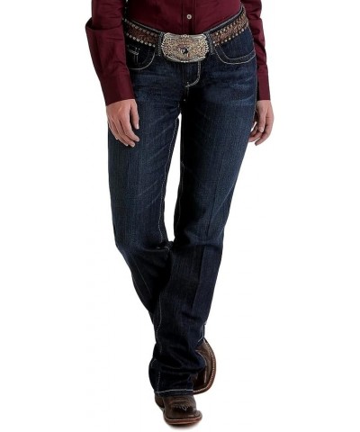 Women's Dark Stonewash Ada Relaxed Jeans - Mj80252072 Dark Stonewash $32.78 Jeans