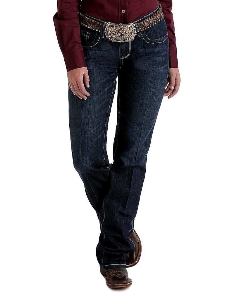 Women's Dark Stonewash Ada Relaxed Jeans - Mj80252072 Dark Stonewash $32.78 Jeans