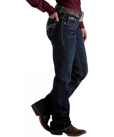 Women's Dark Stonewash Ada Relaxed Jeans - Mj80252072 Dark Stonewash $32.78 Jeans