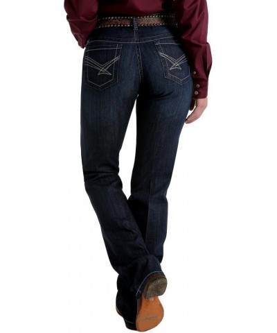 Women's Dark Stonewash Ada Relaxed Jeans - Mj80252072 Dark Stonewash $32.78 Jeans